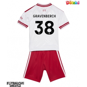 Liverpool Ryan Gravenberch #38 Dětské Venkovní dres komplet 2026-27 Krátký Rukáv (+ trenýrky)